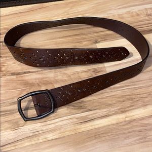 Cute brown Belt with designs and jewels